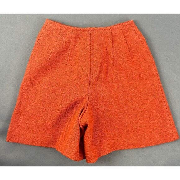 Vintage Bobbie Brooks Wool Hotpants Skirt Burnt Orange Wool Size Small - Picture 6 of 16